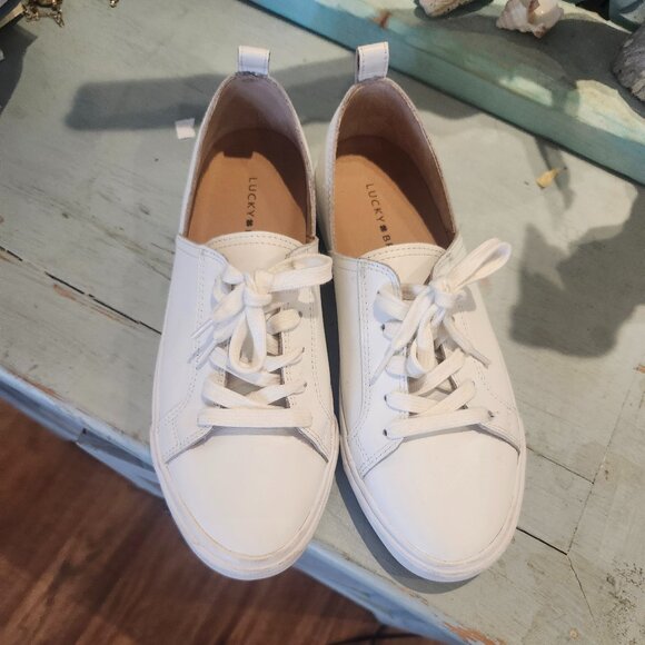 Lucky Brand Shoes - Lucky Branch white sneakers. Worn once.